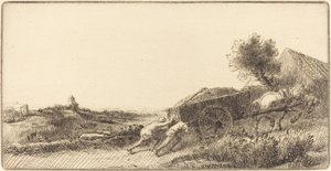 Tilbake med Hay Rentrant le foin. av Alphonse Legros