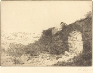 Romersk ruin Ruine romaine. av Alphonse Legros