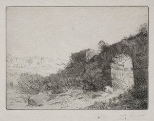 romerske ruiner av Alphonse Legros