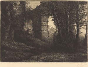 Ruinene av en gammel akvedukt Ruinene av en gammel akvedukt. av Alphonse Legros
