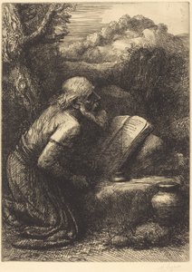 Saint Jerome, 2. plate. av Alphonse Legros