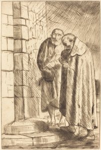 Saint Peter og Saint Paul i døren til M. Richard St. Pierre et St. Paul..., Richard. av Alphonse Legros