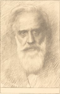 Selvportrett. av Alphonse Legros