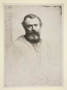 Selvportrett av Alphonse Legros