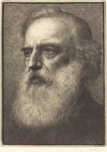Selvportrett, 4. plate. av Alphonse Legros