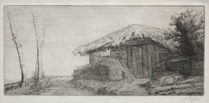 Sauefjøs på Bakken av Alphonse Legros