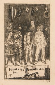 Minner om funambulistene av Alphonse Legros