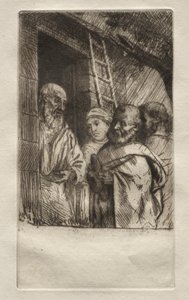 St. Peter og St. Paul ved porten til Bonhomme Misère av Alphonse Legros