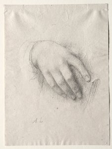 Studie av hender av Alphonse Legros