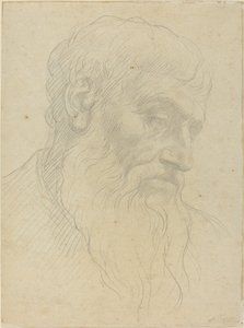 Studie av et hode av Alphonse Legros