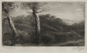 Solnedgang av Alphonse Legros
