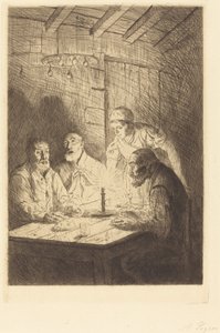 De fattiges middag av Alphonse Legros