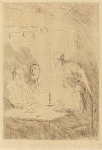 De fattiges middag av Alphonse Legros