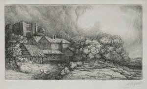 Klostergården av Alphonse Legros
