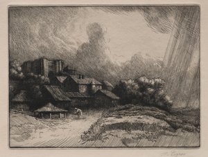 Klostergården av Alphonse Legros