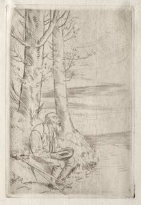 Den blinde tiggeren av Alphonse Legros