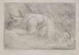 The Fagot Gatherers av Alphonse Legros