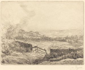 Gate L'entree du champ. av Alphonse Legros