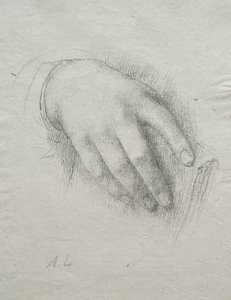 Hånden til Nora E. Legros av Alphonse Legros