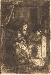 The Hearth (Le foajeen) av Alphonse Legros