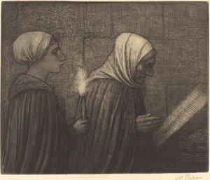 Krybben La crèche. av Alphonse Legros