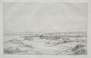Engen nær innsjøen (La Plaine Près Du Lac) av Alphonse Legros