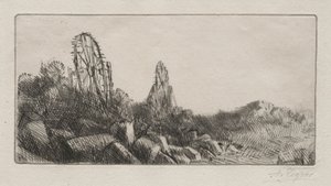 De gamle steinbruddene i Montrouge. av Alphonse Legros