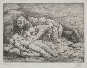 Triumph of Death: Death in a Family of Sailors av Alphonse Legros
