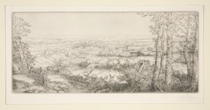 En dal i Burgund (Dal i Burgund) av Alphonse Legros