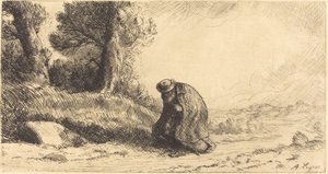 Vagabond beveger seg langs en kjørefelt av Alphonse Legros