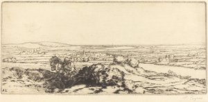 Valley of Dunes Sanddynernes dal. av Alphonse Legros