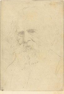 W.H. Longfellow, 1. plate. av Alphonse Legros