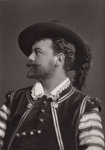 Portrett av Victor Maurel (1848-1923) Fransk baryton som Don Giovanni av Mozart - fotografi av Alphonse Justin Liebert (1827-1914)