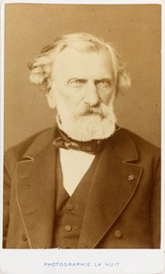 Portrett av komponisten Ambroise Thomas 1811-1896.