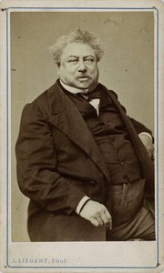 Forfatteren Alexandre Dumas far 1802-1870, 1870.