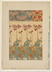 Dokumenter Decoratifs: Orientalske valmuer av Alphonse Mucha