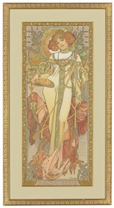 Fire årstider: Høst, 1900 av Alphonse Mucha