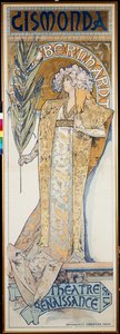 Gismonda, renessansens teater, 1894 av Alphonse Mucha