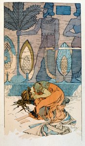Illustrasjon av Alphonse Mucha fra "Rama" et dikt i tre akter av Paul Verola. ca. 1898. Mucha (1860 – 1939). var en tsjekkisk jugendmaler av Alphonse Mucha