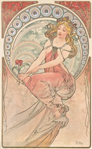 Maleri, 1898 av Alphonse Mucha