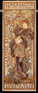 Lorenzaccio, 1896 av Alphonse Mucha