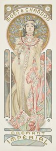 Plakatreklame for "Moet & Chandon Dry Imperial" champagne, 1899