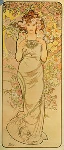 Smaragden av Alphonse Marie Mucha