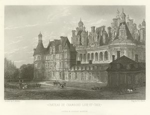 Chateau de Chambord-Loir-et-Cher av Alphonse Marie de Neuville