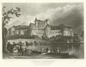 Chateau de Amboise av Alphonse Marie de Neuville