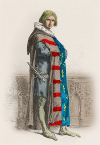 Portrett av Etienne Marcel, provost for kjøpmennene i Paris (gravering) av Alphonse Marie de Neuville
