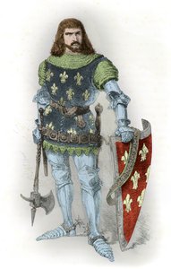 Portrett av kong Johannes II den gode (gravering) av Alphonse Marie de Neuville