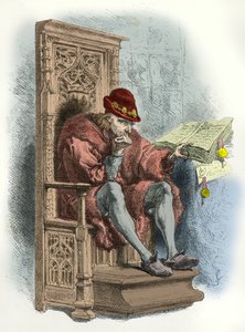Portrett av kong Ludvig 11 (gravering) av Alphonse Marie de Neuville