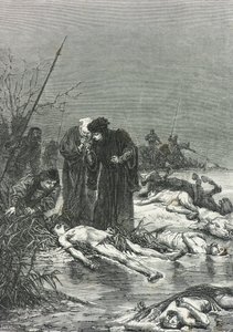 Liket av Karl Temeraire blir funnet etter slaget ved Nancy av Alphonse Marie de Neuville
