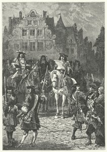 Proklamasjon av opphevelsen av Ediktet av Nantes av Ludvig XIV, 1685 av Alphonse Marie de after Neuville